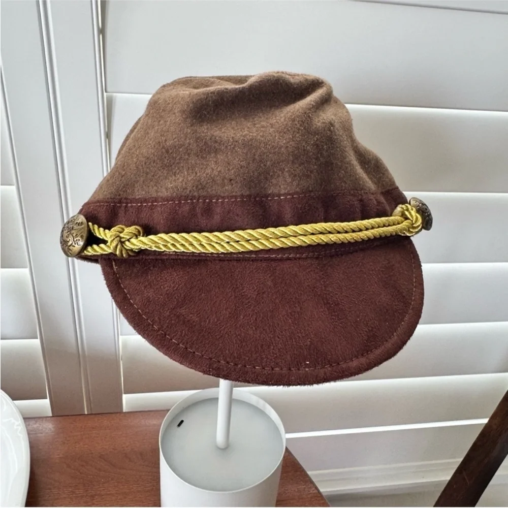 Elope Steamworks Steampunk Cadet Brown Hat Adult